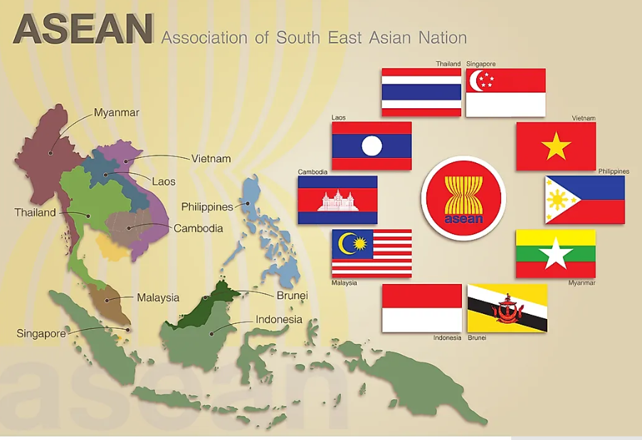 ASEAN Map or related visual